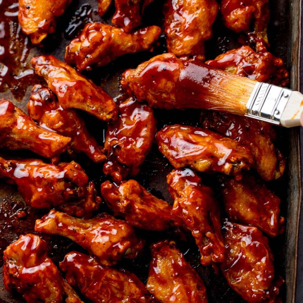 honey coated chicken wings