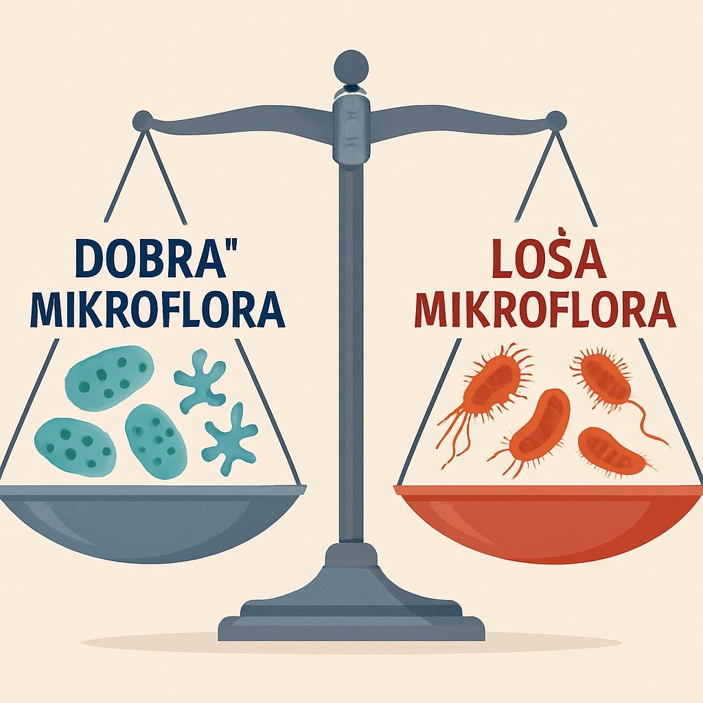 ravnoteza mikroflore Good vs Bad Microflora Balance pandphoney.com