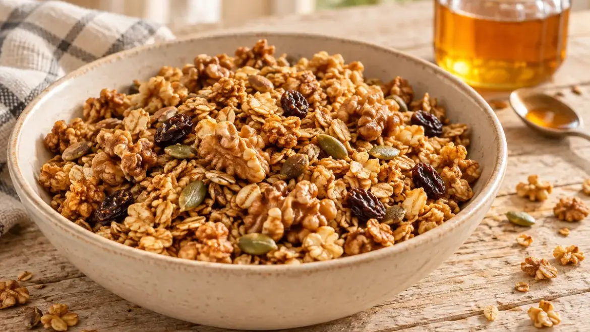 Domaća granola sa medom: hrskav recept i saveti za čuvanje